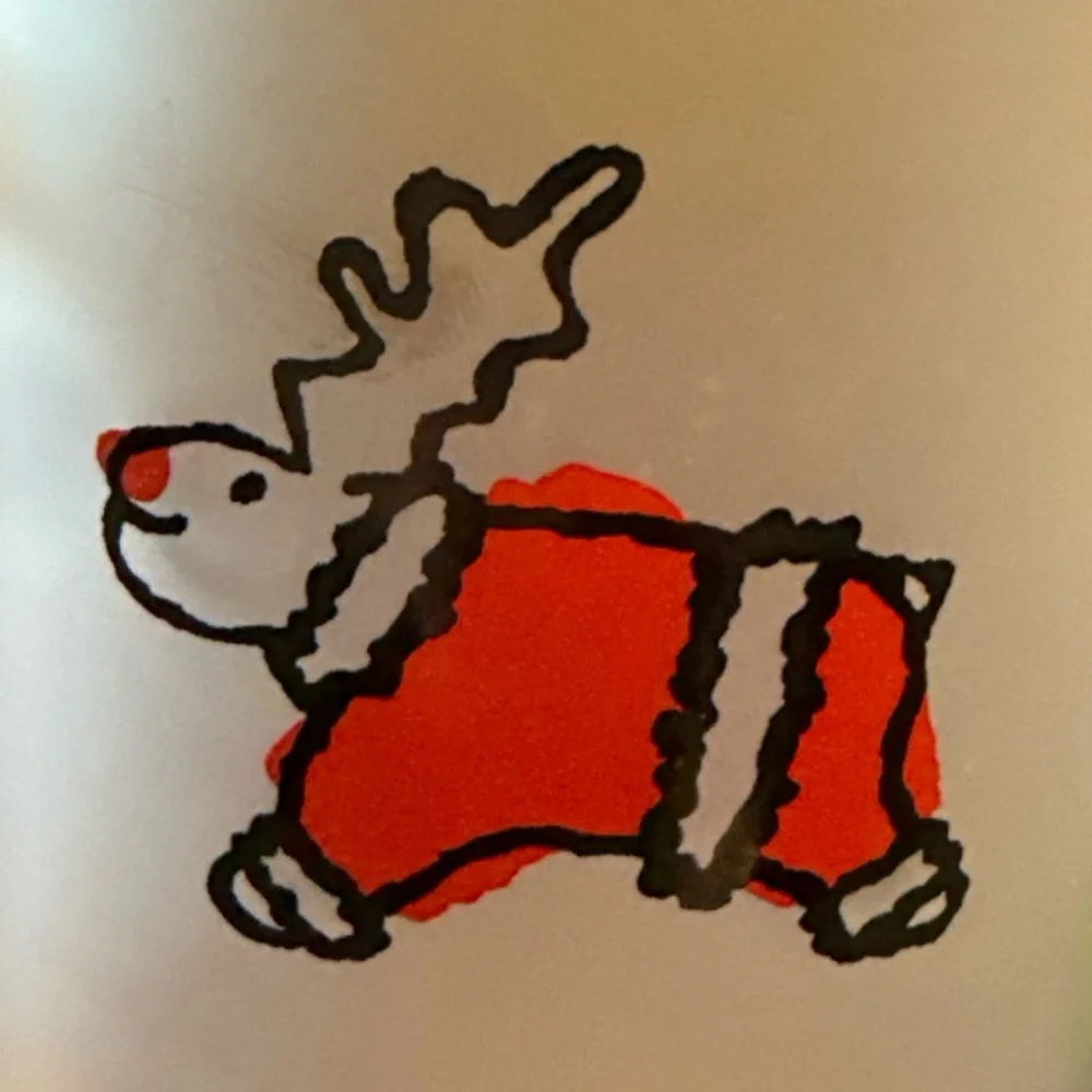 Vintage Designs by Dartington Christmas Pitcher Frosted Glass Winter Friends